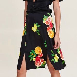 LPA silky fruit skirt